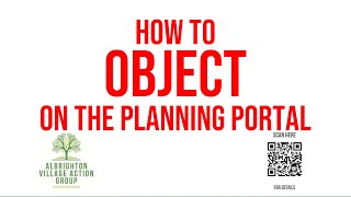 Planning Application Objection  Step Two How to object on the planning portal [upl. by Theone]