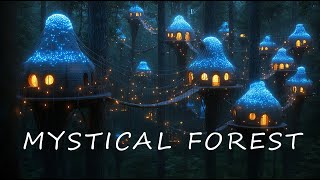 Mystical Forest  Deeply Beautiful Ethereal Music With Rain  Ambient Meditation Soundscape [upl. by Daas]