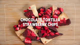 Chocolate Tortilla Strawberry Chips [upl. by Vyse]