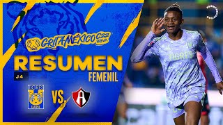 📹 El Resumen Femenil  Tigres 5  1 Atlas  Grita México C22 [upl. by Lyram614]