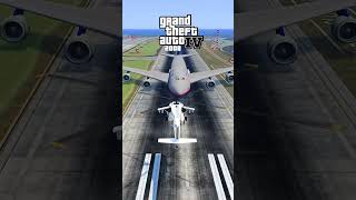 Colisión de Aviones en Todos los GTA shorts gtav gtadefinitive [upl. by Whittaker]