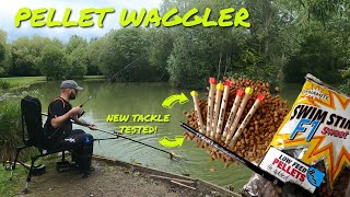 Pellet Waggler fishing Daiwa Nzon Pellet waggler rod and CARPA balsa pellet wagglers tested [upl. by Kenweigh378]