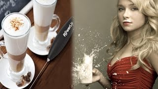 PowerLix Milk Frother Handheld Battery Operated Electric Foam Maker Features [upl. by Varick]