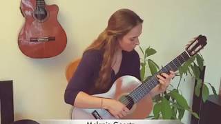 Melanie Goertz  Milonga by Jorge Cardoso  Guitar Cover [upl. by Juxon]