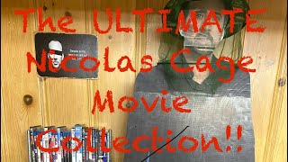 The ULTIMATE Nicolas Cage Movie Collection 153 Nicolas Cage Movies 😳😳 [upl. by Ainej]