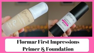 Flormar First Impression  Illuminating Primer amp Perfect Coverage Foundation  CHASING RUBY CHAT [upl. by Grefe400]