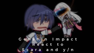 💫  Genshin Impact React to Yn and Scaramouche as Kaede and Shuichi  OOC Cringe  LaLumine [upl. by Tybald]