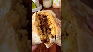 Chorizo Breakfast Crunchwrap shorts homemade breakfast crunchwrap tacobell vegan plantbased [upl. by Alegnaed]