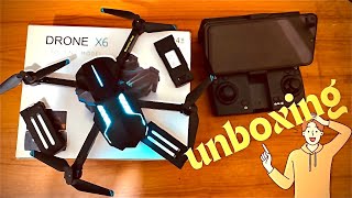 X6 Pro Drone Unboxing And Smoothly Flay Test 2024 [upl. by Munmro]