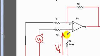 Amplificatore differenziale con operazionale [upl. by Aivuy]