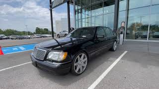 1999 MercedesBenz S600 walk around SO CLEAN [upl. by Esikram]