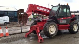 MANITOU MT1233S 12m 4x4x4 TELESCOPIC FORKLIFT [upl. by Atig]