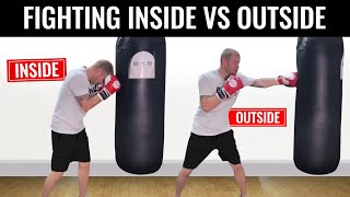 Fighting Inside Vs Outside Range Boxing with Olympic boxer l Great Boxing Tips [upl. by Attiuqahs]