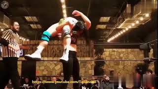 Tall Woman Wrestler Lifts Man Easily amp Breaks Stereotypes [upl. by Ayote356]