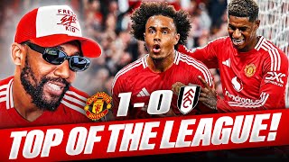 SHAMELESS TOP OF THE LEAGUE  JAY Z DEBUT DAGGER  Manchester United vs Fulham  MATCH REACTION [upl. by Ormsby]