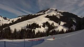 Skiwelt  Söll Piste 46 Rinnerabfahrt bis 2CLF Kasbichlbahn [upl. by Kruter]