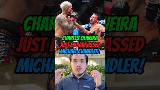 CHARLES OLIVEIRA PUT ON A CRAZY PERFORMANCE AGAINST MICHAEL CHANDLERtrending youtubeshorts fyp [upl. by Vera]