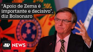 Reeleito ao governo de MG Romeu Zema declara apoio a Bolsonaro na Presidência [upl. by Brooke116]