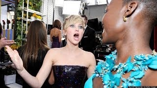 JLaws Priceless Reaction To Lupita Nyongo [upl. by Nellac338]