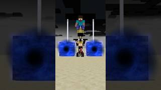 Pullingdown a Bigger and Bigger Bedrock Challenge minecraft shorts herobrine [upl. by Leirum]