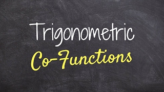 How to use and understand cofunction identities [upl. by Joscelin]