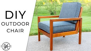 DIY Modern Outdoor Chair  How to Build [upl. by Eden]