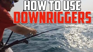 How To Use Downriggers for Salmon amp Trout Fishing  Tips Tricks amp Bottom Bouncing [upl. by Niledam]