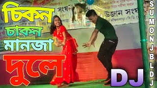 chikon chakon manja dole gane thali thali DJ চিকন চাকন মানজা দোলে গানের তালে তালে [upl. by Viridi516]