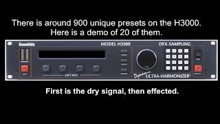 Eventide H3000 The Cult Classic [upl. by Halle]