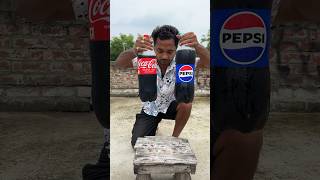 CocaCola Vs Pepsi 🧃DROP TEST Bengali mini blog shorts 😢 [upl. by Ffilc975]