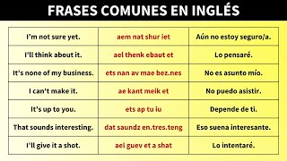 Frases cortas para conversar en inglés fácil y lento [upl. by Metzgar709]