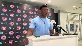 UNC Football Jacolby Criswell FSU Week Interview [upl. by Gnaig]