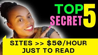 Get Paid To Read Audible Books 5 SECRET WEBSITES Where You Get Paid To Read And Review Books [upl. by Zzaj]