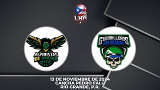 Alpinistas de Gurabo vs Guerrilleros de Río Grande  LBP 202425 [upl. by Rehpotsrik]