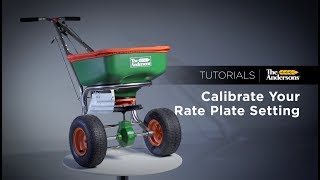 How to Calibrate Your Spreaders Rate Plate Setting [upl. by Wolford]