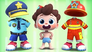 Put On Your Shoes Song  Head Shoulders Knees And Toes  Nursery Rhymes amp Kids Songs  BabyBus [upl. by Elauqsap706]