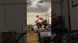 Got a bike trainer cycling fitness training workout triathlon ironmantraining bike gym [upl. by Solana]