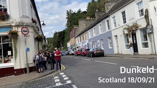 🏴󠁧󠁢󠁳󠁣󠁴󠁿walking tour Dunkeld Scotlandon the way by moo family vlogs [upl. by Gallager]