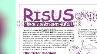 Core Mechanics 15  Risus [upl. by Abbi]