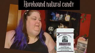 Fatty Approved Horehound old fashioned natural candy taste test [upl. by Ydualc358]