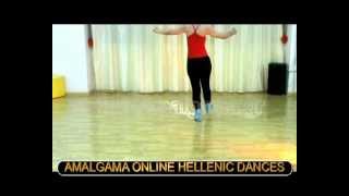 ZORBA THE GREEK SYRTAKI DANCE LESSON Part 1teacher Maria Athanassiadou Greece [upl. by Nosoj]