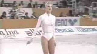 Galina Beloglazova 1985 Worlds EF Ribbon  Victory Ceremony [upl. by Nay]