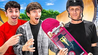 I SURPRISED MY BEST FRIEND WITH FAVORITE CELEBRITY ft TONY HAWK [upl. by Eveiveneg54]