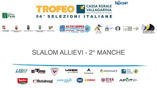 Slalom Allievi 2° manche Selezioni Italiane ALPECIMBRA FIS CHILDREN CUP 2024  SPORTCULTURATV [upl. by Salmon]