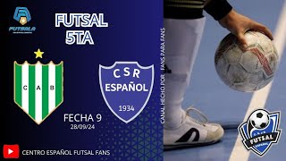 Futsal 5ta Banfield vs Centro Español Clausura Fecha 9 [upl. by Tterab]