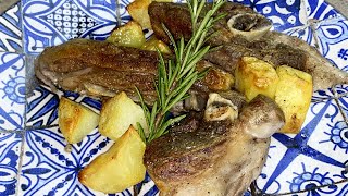 AGNELLO AL FORNO CON PATATE [upl. by Molohs]