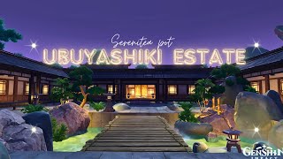 Ubuyashiki Estate ✨  W ID   Serenitea pot genshinimpact genshinteapot genshin gaming [upl. by Sidman416]