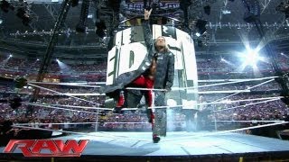 Edge returns to Raw  Monday at 87 on USA Network Raw Sept 2 2013 [upl. by Bigler]