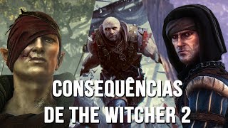 COMO AS ESCOLHAS DE THE WITCHER 2 MUDAM THE WITCHER 3 [upl. by Sellig]