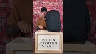 evergoods CTB26 vs the box Does it fit evergoods travelbackpack everdaycarry [upl. by Rochell]